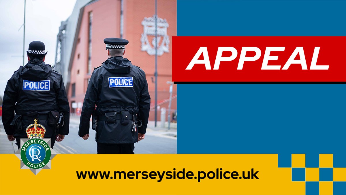 APPEAL | We are appealing for information following a report a man was assaulted after Liverpool v Manchester City game in Anfield on Sunday 1 Dec.

Did you witness the assault or have CCTV, doorbell or dashcam footage which may help the investigation?
 orlo.uk/nk9yk