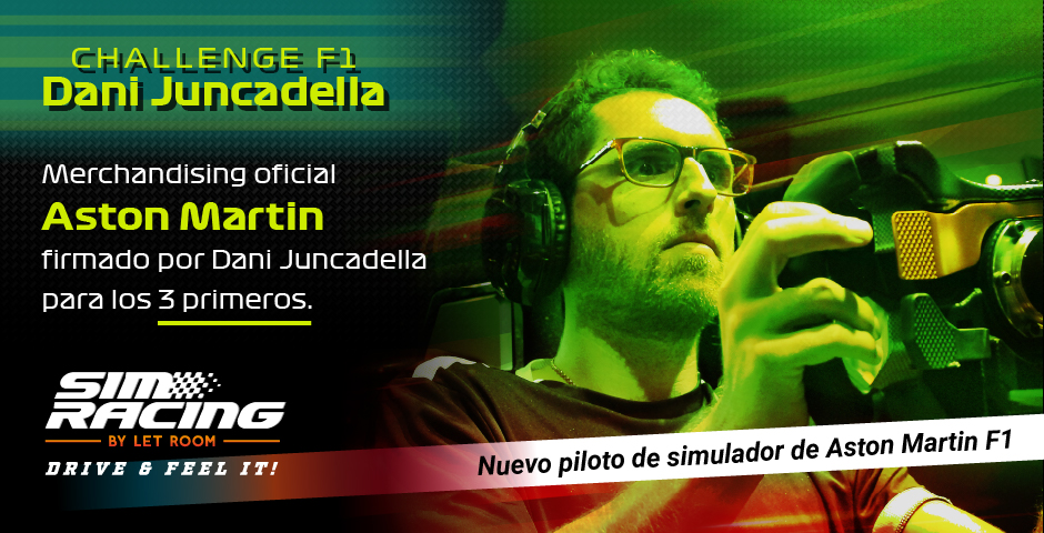 Nuevo CHALLENGE F1 con <a href="/dani_juncadella/">Dani Juncadella</a>, embajador de SIMRACING BY LET ROOM de <a href="/CasinoBarcelona/">Casino Barcelona</a> 

¡Podrás ganar merchandising exclusivo firmado por el flamante piloto de simulador de Aston Martin F1!

¡Se viene un año emocionante para fans del Simracing y del motorsport! 🔥