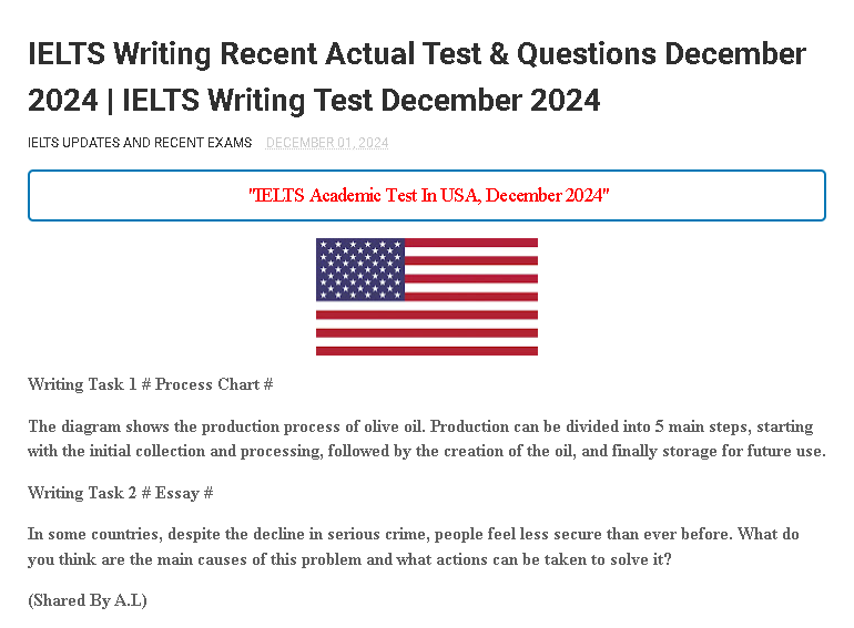 ielts_iuare's tweet photo. IELTS Exam Academic Writing Test, December 2024, United States
Click Here For More Writing Tests - https://t.co/YCfMs157Nx

#IELTS #writing #ielts_writing #recent_ielts_exam #ieltswritingpractice #ieltswritingtests #ieltswritingtaks2 https://t.co/WAknXCKyxq
