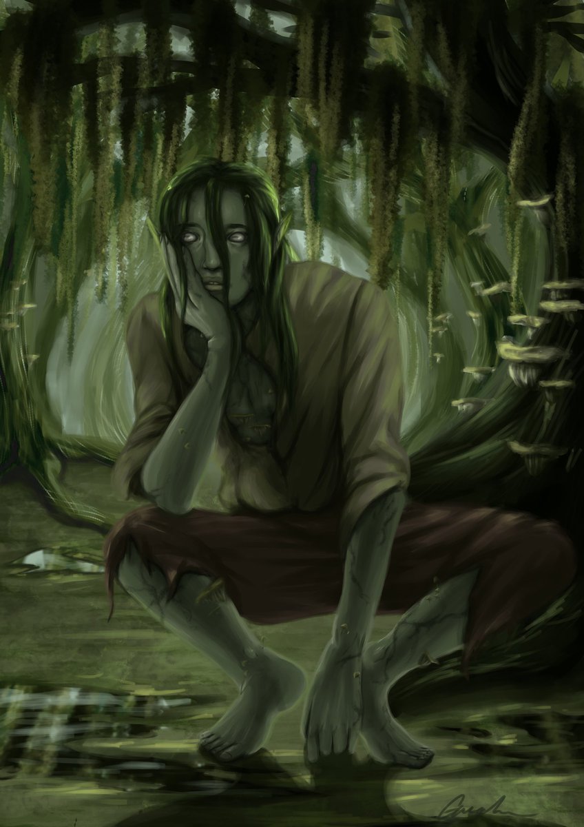 overgrownkid_'s tweet photo. 🍄 Bua 🍄 
Beloved dnd character created by my bestie @/u_n_c_o_m_f_u on instagram! 
.
#fantasyart #fantasyillustration #digitalart #digitalillustration #dnd #dndart #dungeonsanddragons #illustration https://t.co/Q0cg9czRX7