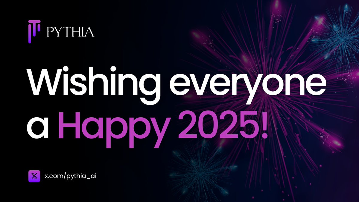 pythia_ai's tweet image. 🟣Pythia wishing everyone a happy new year!🟣
