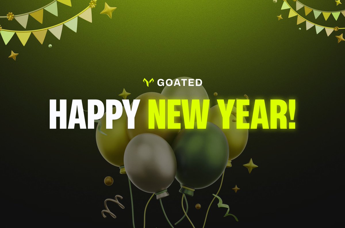 HAPPY NEW YEAR! 🎇

Let's have a truly Goated 2025 ❤️