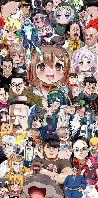 2024年初のイラストと最後のイラスト