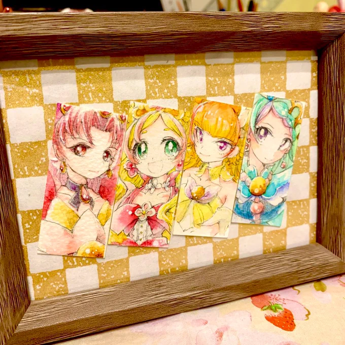メンメンから始まって分離色の絵の具使ったり見本の紙に描いたりえらく見てもらったりの2024でした 