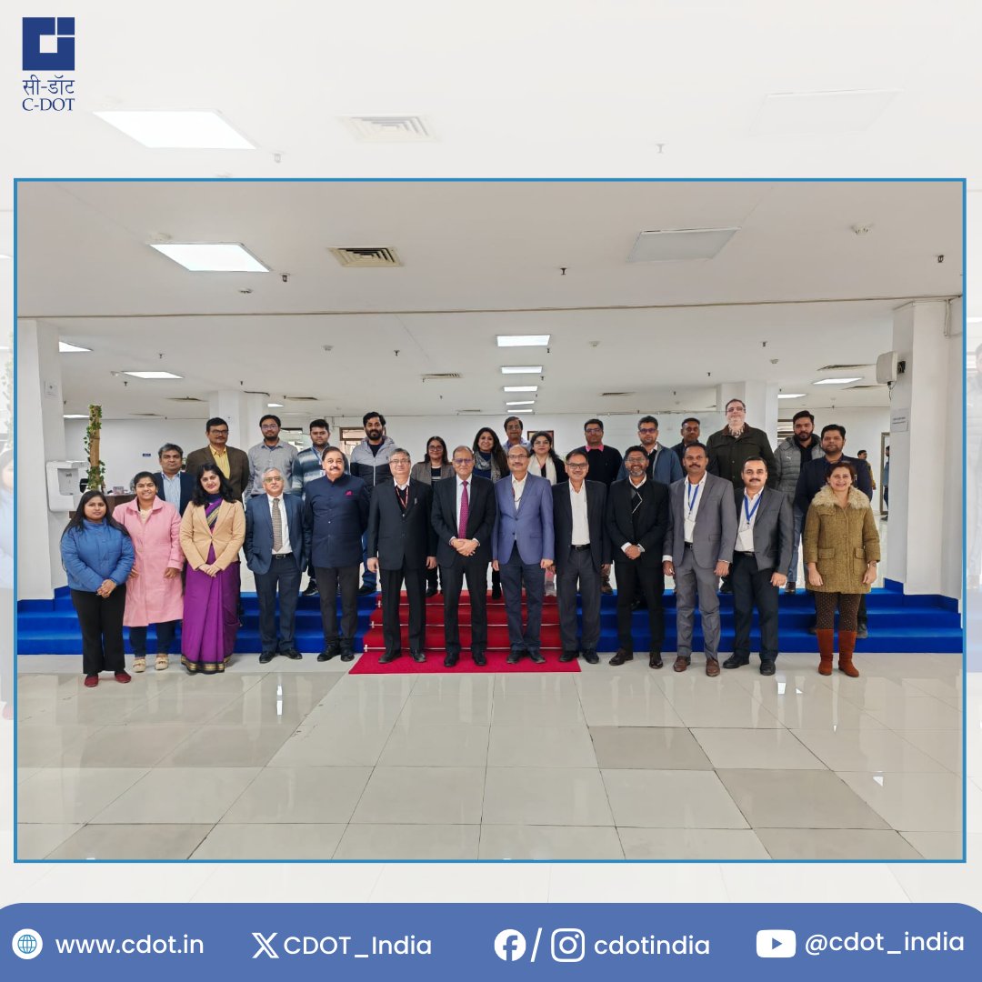 CDOT_India's tweet photo. A landmark collaboration for India's #5G evolution!
@CDOT_India & @AmantyaTech have partnered under the Telecom Technology Development Fund (#TTDF) scheme by @USOF_India, @DoT_India to develop a Carrier-grade 5G Standalone (SA) Core compliant with 3GPP standards.
This 'Made in India' #5G SA Core will empower public carriers & enterprises with cutting-edge features such as network slicing, URLLC, mMTC, VoNR, & advanced security.
Designed for large-scale deployments, it offers cloud-agnostic flexibility across platforms like #Kubernetes, #OpenStack & #OpenShift.
Aligned with the vision of #AtmanirbharBharat, this project will bridge the digital divide, extend high-speed connectivity to rural areas, & position India as a global telecom hub. A true leap forward for #MakeInIndia & #TelecomInnovation!
Know More: https://t.co/c7ettSWUDJ
@pib_comm @DoT_India @JM_Scindia @PemmasaniOnX @neerajmittalias @rkupadhyay
#DigitalIndia #5GIndia #RuralConnectivity