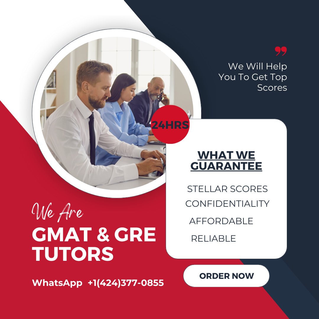 _theeprof's tweet image. Maximize Your GMAT Potential!

From practice questions to test-taking strategies, I’m here to help you increase your GMAT score and reach your grad school goals. 💡 DM me for personalized tutoring!  #GMATPrep #StudyTips #TestStrategy #GradSchoolJourney #FutureLeaders…