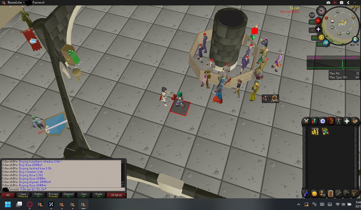Omni_Forrest's tweet photo. @RealMatK hey matK idk if you still are in touch with anyone at Jagex but I'd love it if they could look into my accounts? I played my whole childhood and idk what's going on? but idk who else to go to. Literally lost 18 years of work in the last 4 months. Now my main as of now https://t.co/MaWy5xCz6V