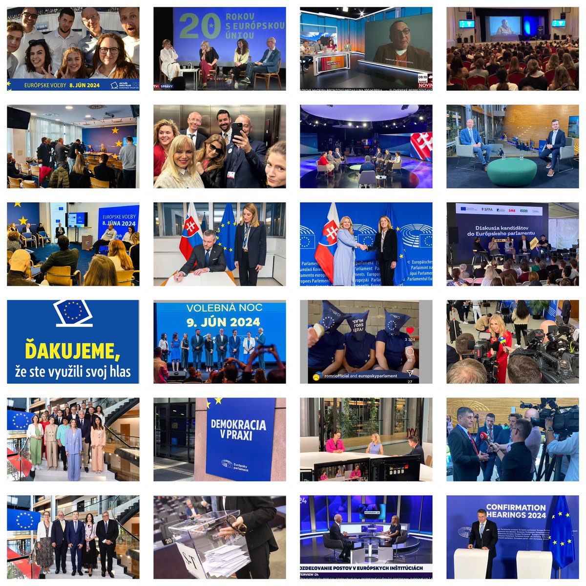 🥳🍾🇪🇺Všetkým europoslancom, kolegom, novinárom, expertom, dobrovoľníkom, aktívnym občanom a všetkým partnerským organizáciám ďakujem za spoluprácu s Kanceláriou Európskeho parlamentu na Slovensku v eurovolebnom roku 2024 a teším sa na naše spoločné aktivity  v roku 2025.