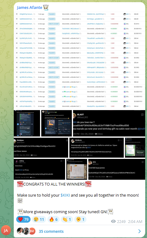 Thank you so much <a href="/jmsfnt/">James 3.0 | PokeJames</a>  Solid salubong sa bagong taon + advance bday gift next month

$KIKI 🚀