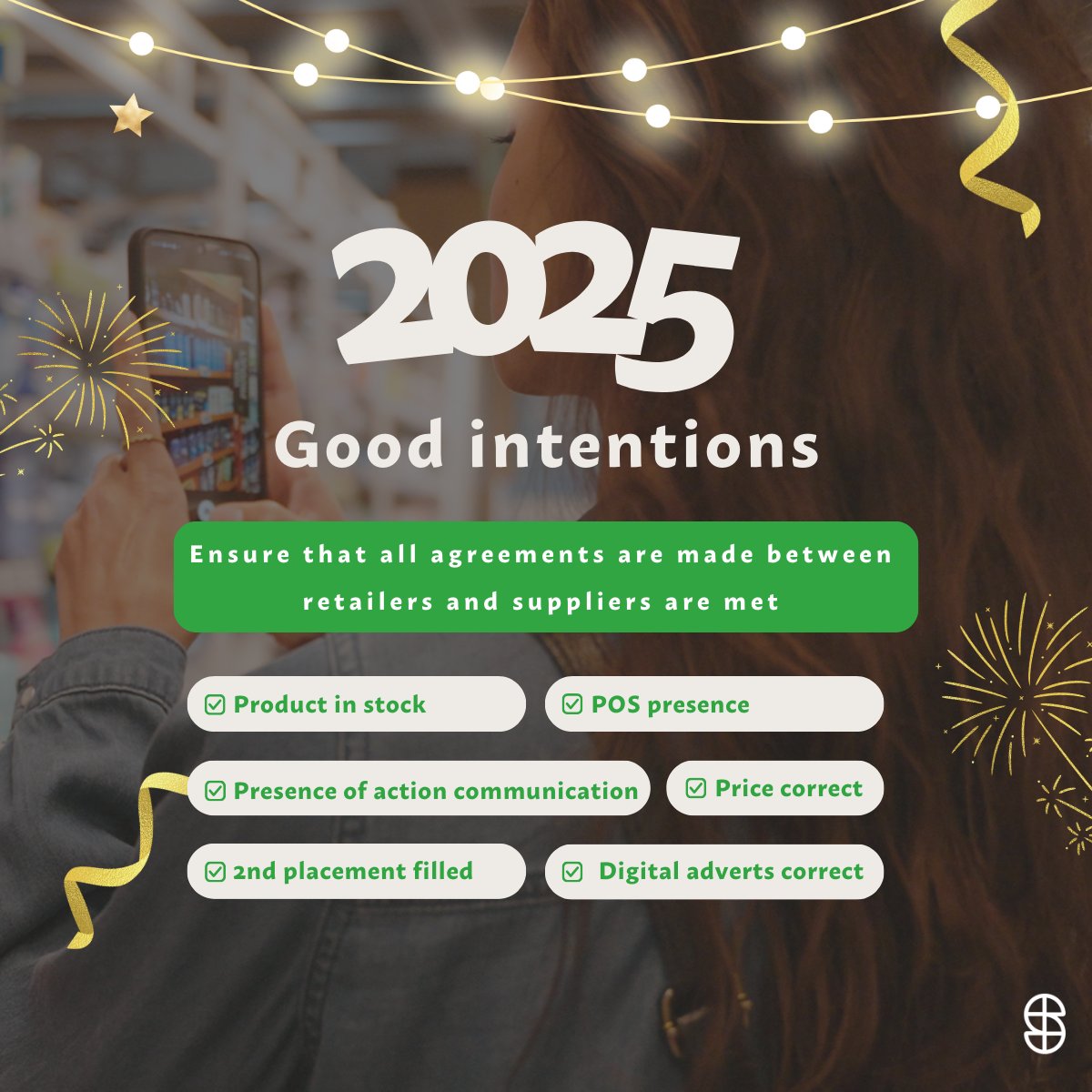 SmartSpotterUK's tweet image. Best wishes for 2025! 

We often talk about our personal good intentions. But what about your professional goals? 

How do you ensure that your agreements are fulfilled in 2025? 🚀

#fieldmarketing #crowdsourcing #SmartSpotter #Auditing #MysteryShopping