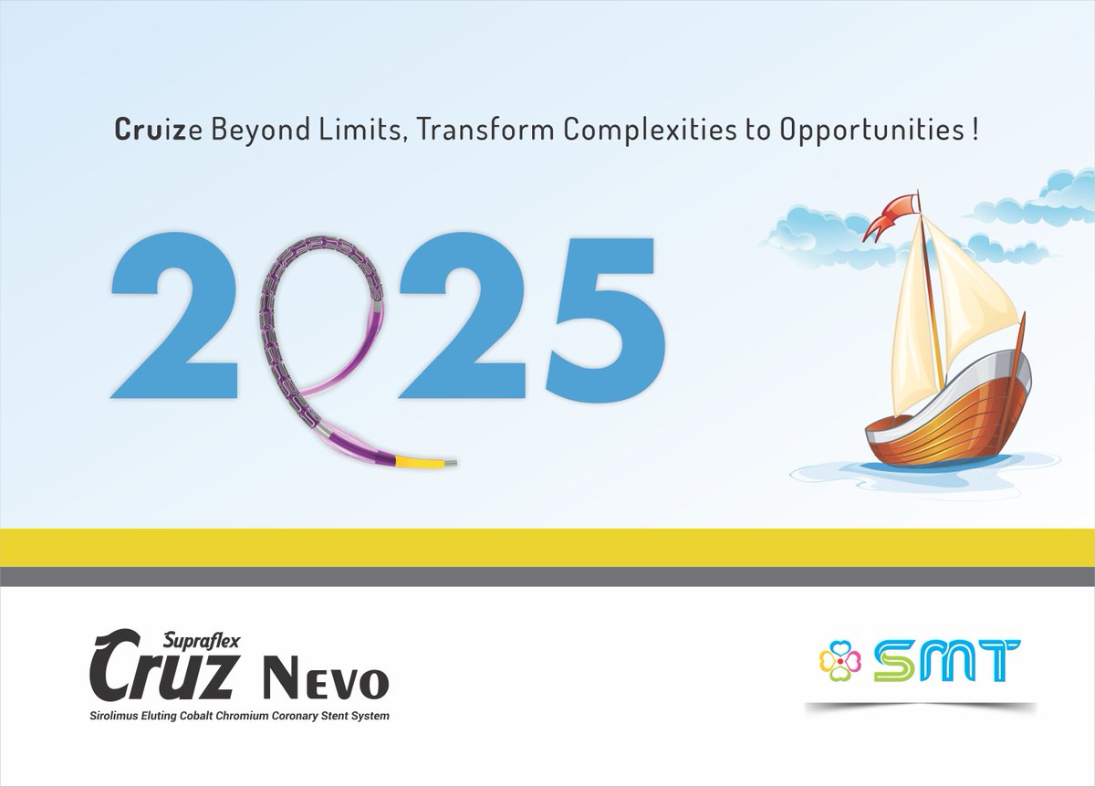 #SupraflexCruzNevo #SMT #HappyNewYear2025 #cardiotwitter #Cardiology