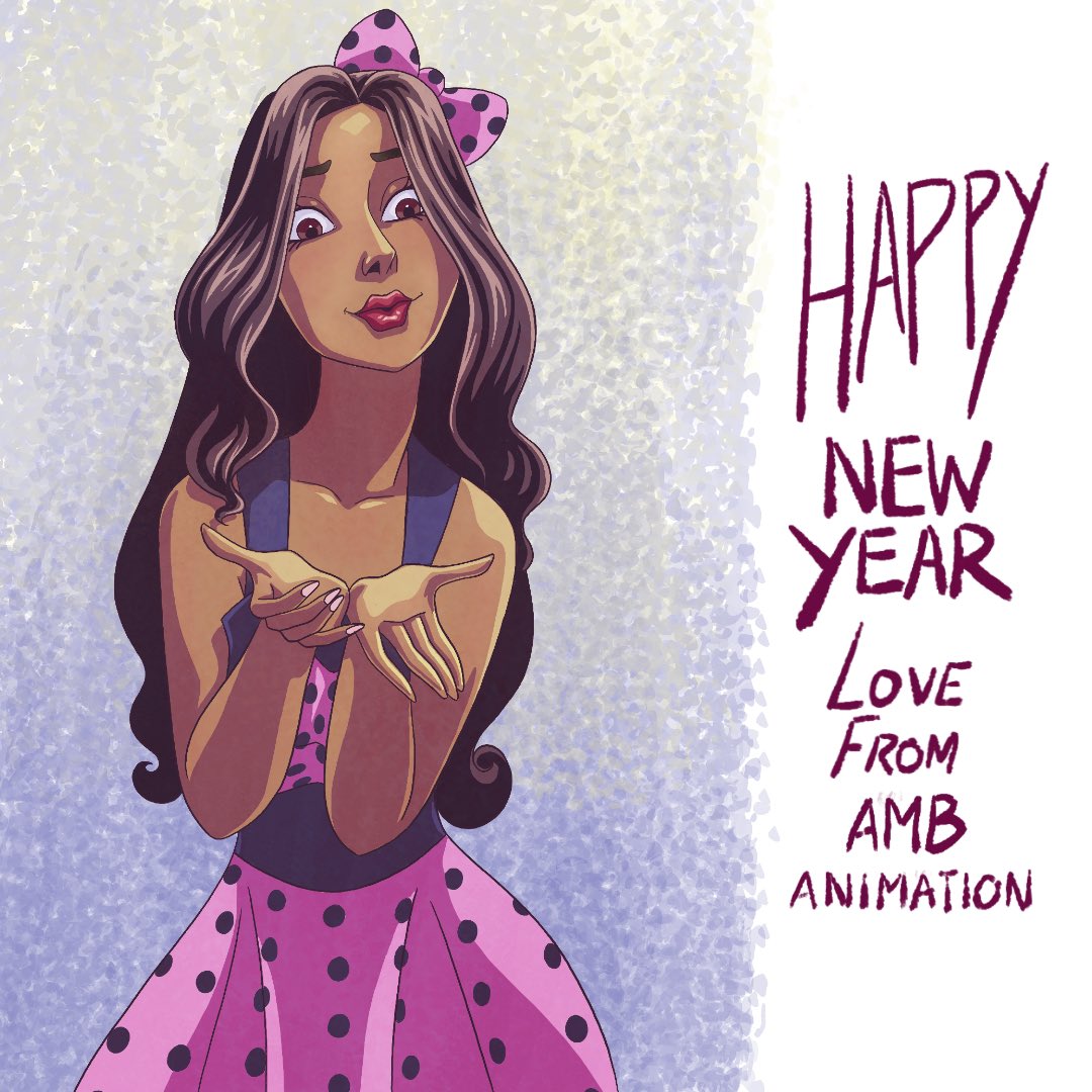 Happy New Year from AMB Animation - currently in New Zealand so an early start to 2025! May all your dream, desires, goals and ambitions continue onwards and upwards guiding you successfully through this year to the next✍️💪 #traditionalanimation #2danimation  #happynewyear #2025