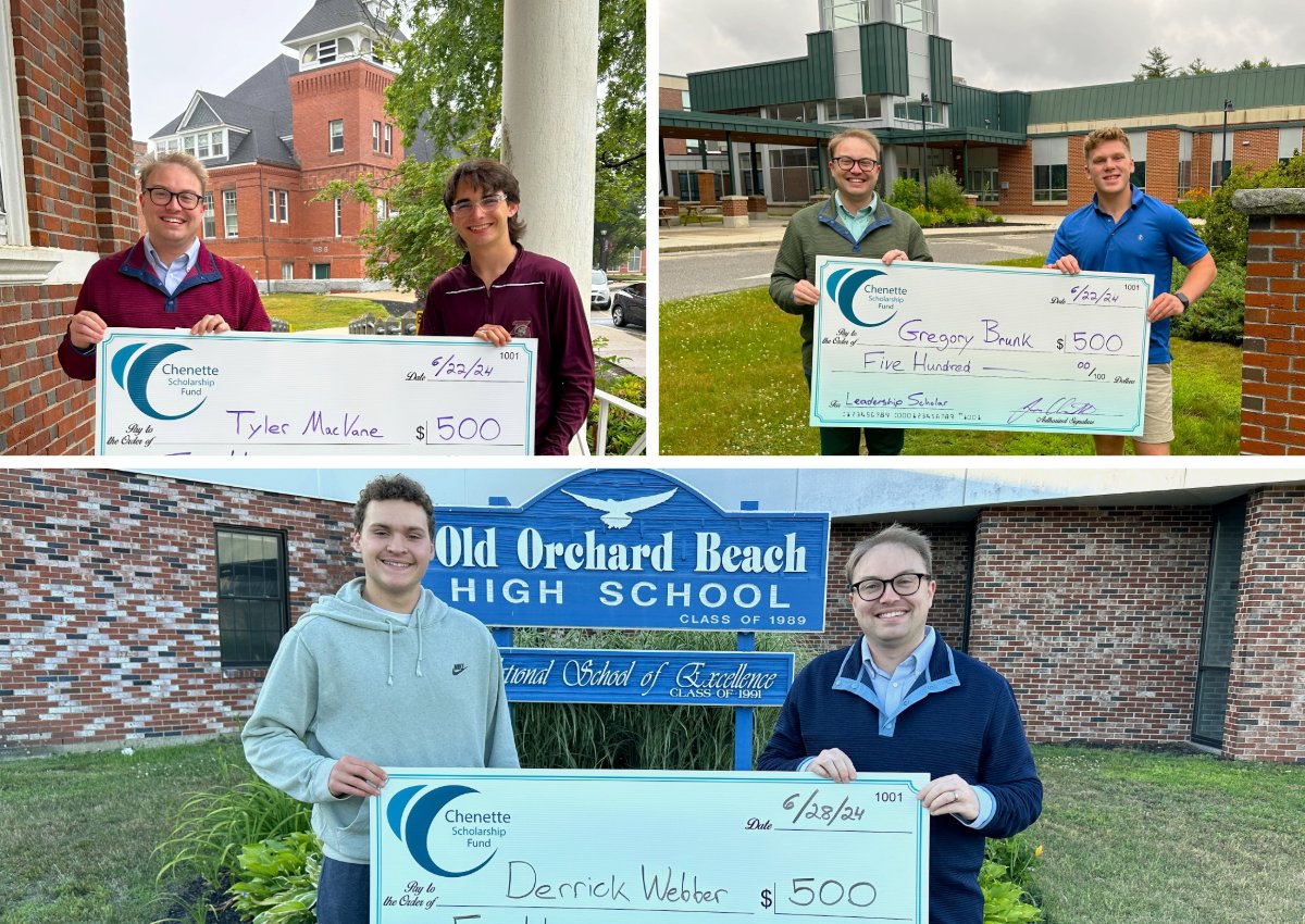 chenettefund's tweet photo. Ring in the #newyear by supporting our college scholarship program. Your support will provide upcoming 2025 graduating seniors at Thornton Academy, Old Orchard Beach High School, &amp; Bonny Eagle with scholarships. Support the next generation of leaders:
 https://t.co/rmU4KqOJ0C https://t.co/nWRYNZVUki