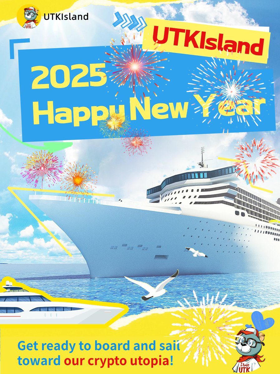 🌊🚢 The 2025 UTKIsland Dream Cruise is about to set sail

Join us on this luxurious journey blending Web3 innovation and crypto culture.
From the virtual to the real, #UTKIsland brings you the magical fusion of crypto Utopan Island, charity and meme! ✨

#AI #memecoin #Solana