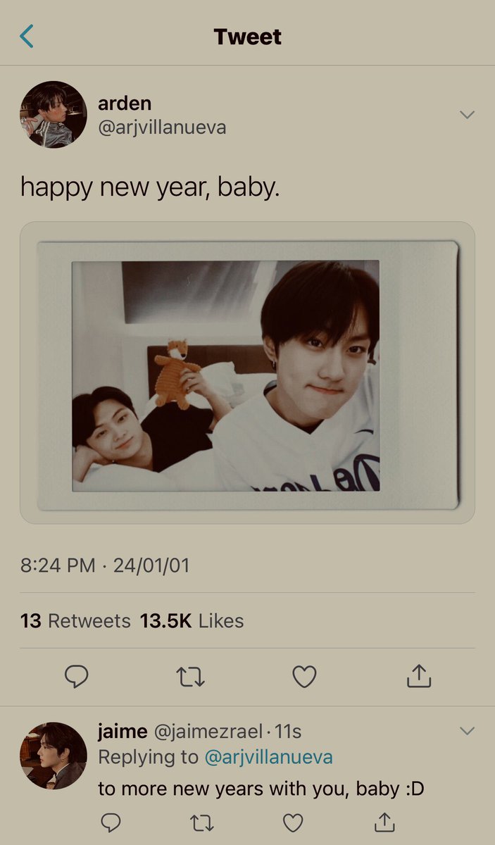 jongfic's tweet image. #jaywon one twt au — happy new year.