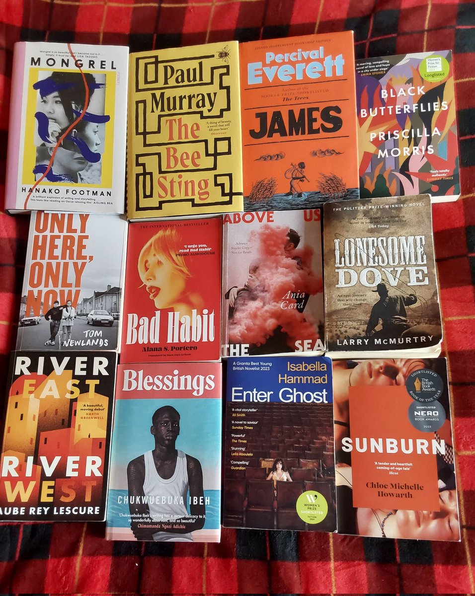 My top 12 books of 2024 (why limit to 10)

This year hasn't been great, but these books really are...

Some new all time favourites here, past and future classics &amp; some new authors who I can't wait to follow as their careers progress!

#BookTwitter #booktwt