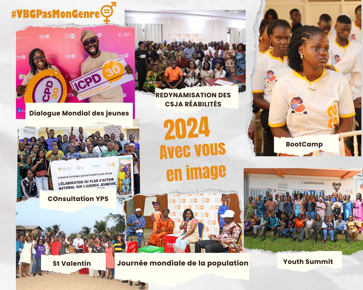 🥳Une année magique passée à vos côtés, jeunes, activistes et OSC de jeunes. Ensemble, nous avons accompli de grandes choses pour qu’aucun jeune, fille ou garçon, ne soit laissé de côté. Vous êtes de véritables champions.nes ! 

Enanchènumi 
Akpé
Merci