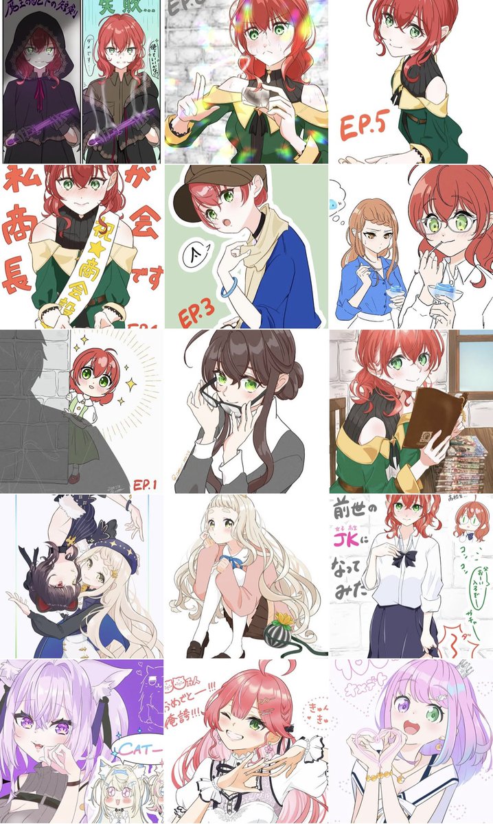 ___cottu___'s tweet photo. 今年はダリヤアニメがあったので筆遅民なりに沢山描けた！！
来年ももっと描きたい上手くなりたい！！！
描くぞ描くぞ描くぞ！！！！！！！ https://t.co/4znfQtHL9O