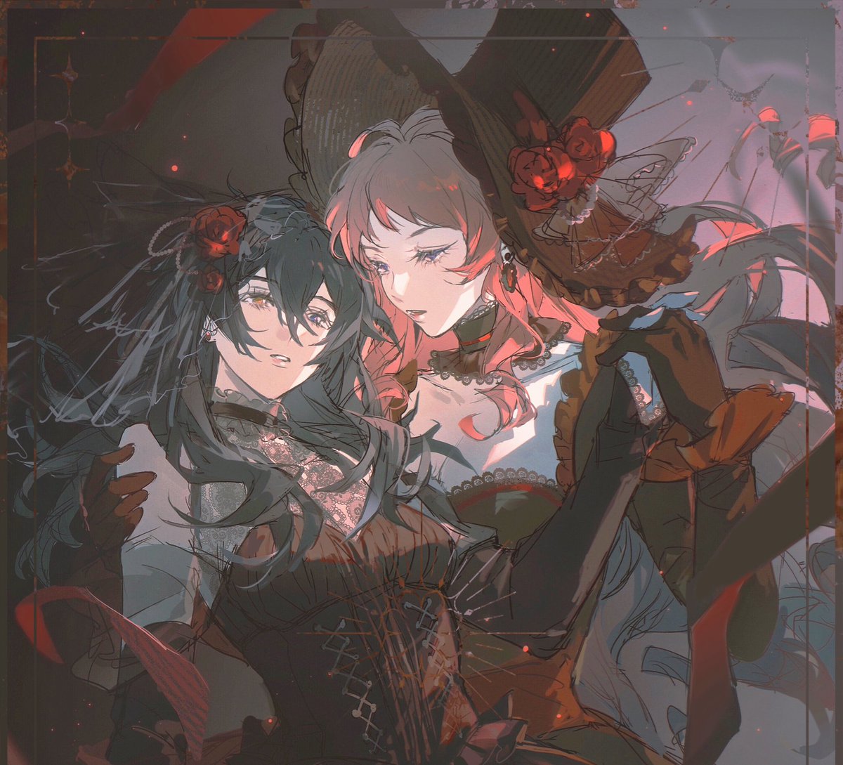 #2024年自分が選ぶ今年の4枚
今年太忙了画得比较少，明年继续加油☺️☺️✨