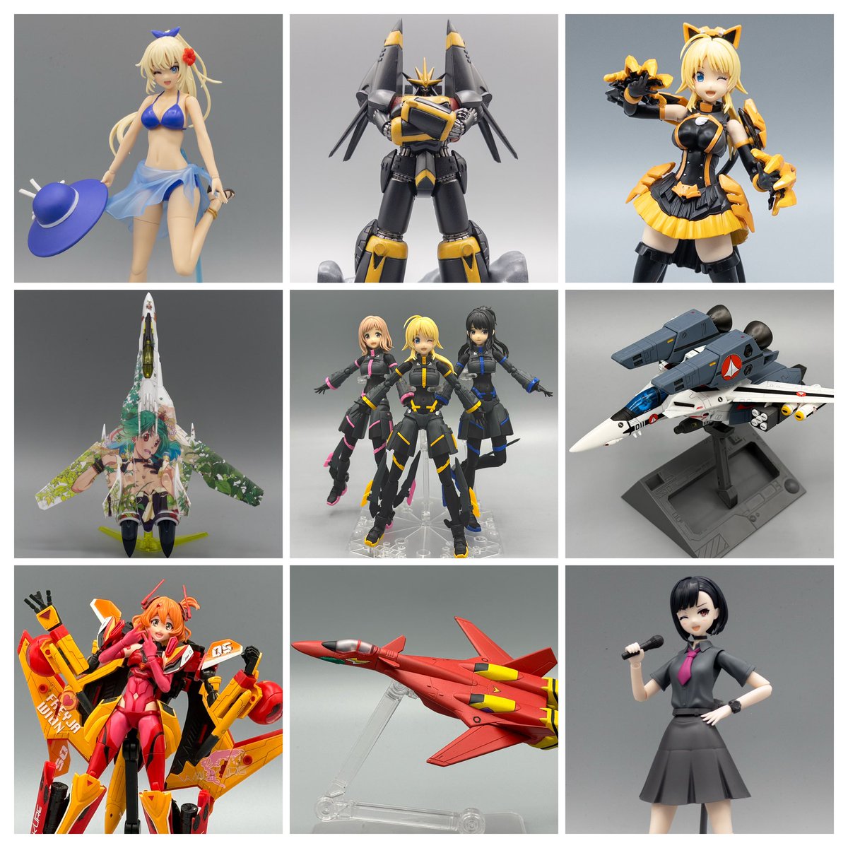 plmdlng's tweet image. 今年はガンプラも美プラもマクロスもだいぶ作ったつもりだけど、ブースで撮った写真を見てたらガンプラがひとつもなかった!来年はパチ組みくらいでもせっかくだからちゃんと写真に残そうと思った