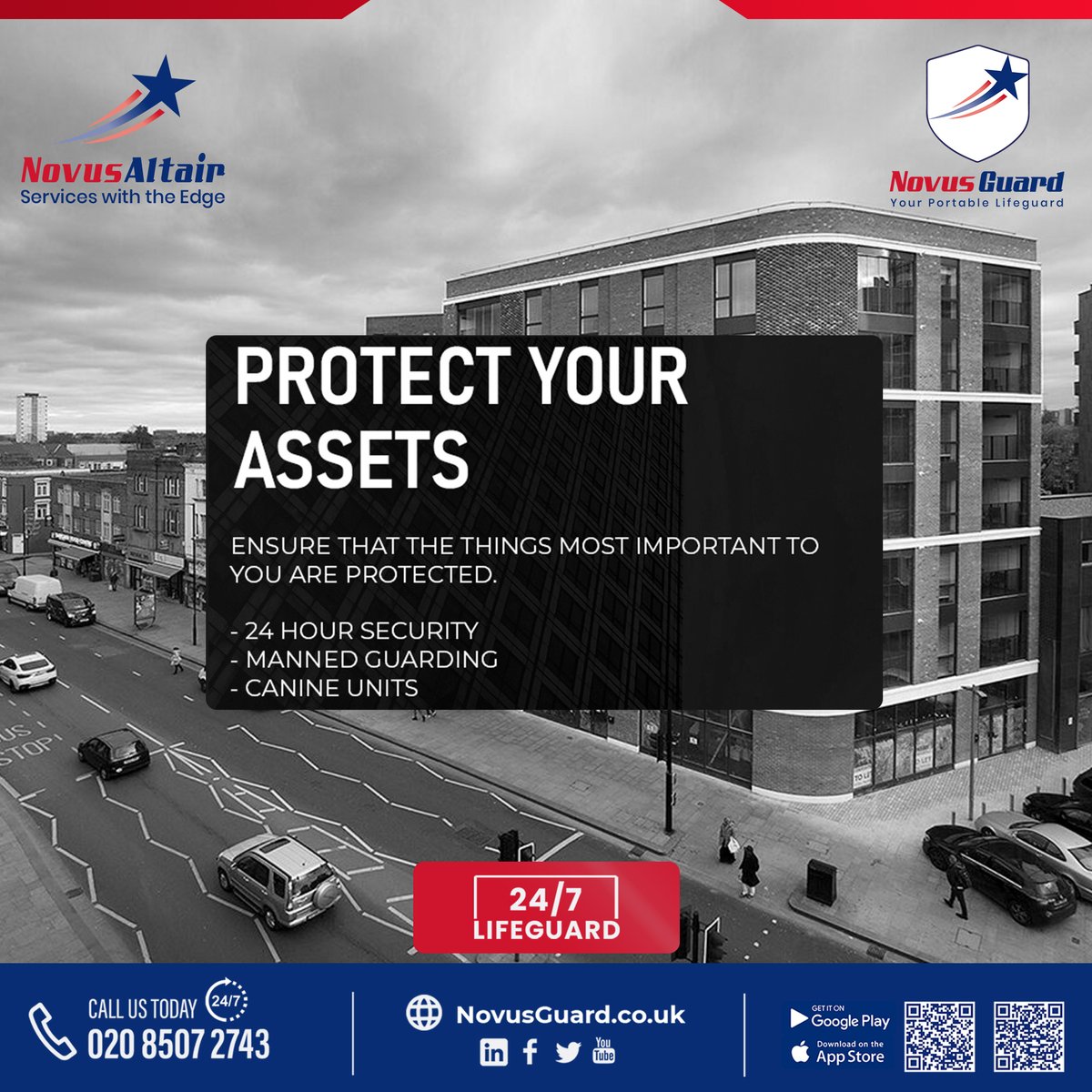 NovusGuard's tweet image. As New Year's Eve approaches, there's a noted increase in anti-social behavior. But don't let it disrupt your business! #NovusAltair provides top-notch security services to ensure peace and safety, letting you focus on celebrating the New Year. #SecurityFirst #HappyNewYear