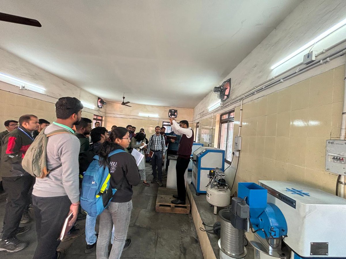cmpdil's tweet photo. Trainee Geologists from GSI visited CMPDI.

A team of 28 trainee Geologists from the Geological Survey of India visited the Coal Characterization Laboratory (An NABL accredited laboratory as per ISO/IEC 17025:2017) of CMPDI(HQ), Ranchi on 20.12.2024 to get the first hand impressions of latest industrial trends related to Coal sample preparation and Analysis.

The trainees were briefed about various processes of Chemical and petrographic analysis of coal samples right from the stage of Coal sample crushing, pulverizing to various experimental analysis such as Band by Band analysis, Seam Overall Analysis, GCV, Coking tests such as LTGK analysis, Swelling Index, Fluidity tests, Ash analysis through X Ray Fluorescence and Microscopic maceral study of coal through Coal Petrographic microscopes.

@kishanreddybjp @satishdubeyy
@CoalMinistry @CoalIndiaHQ
@GeologyIndia @PIB_Coal
@PIB_India
#CMPDI #CIL #GSI #CCLab