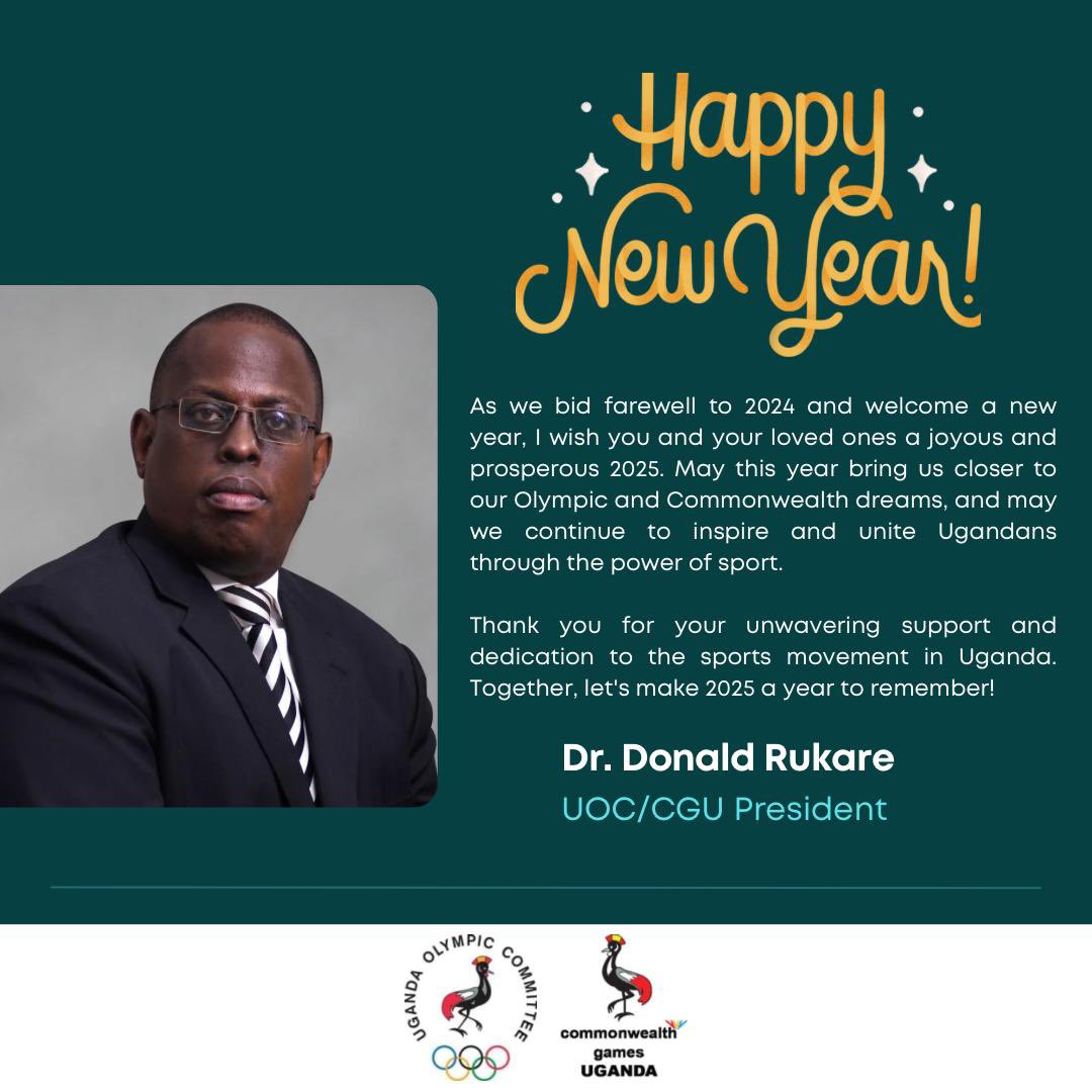As we close out 2024,  I thank all those who have supported, guided, advised, critiqued us at the UOC /CGU over the sporting year. We have achieved a lot and there is still more to do in 2025. Wishing you all a blessed and happy New Year 2025. Let’s do more together.<a href="/Official_UOC/">NOC UGANDA | CGA UGANDA</a>