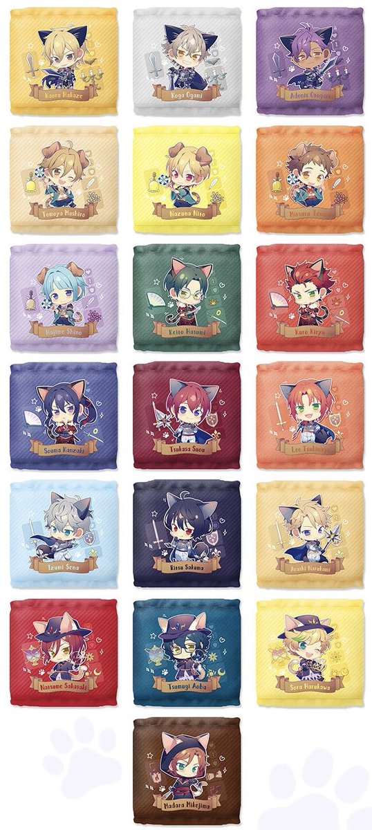 あんスタ 中国 童趣クッション 全絵柄公開 1月3日10時(中国時間)中国