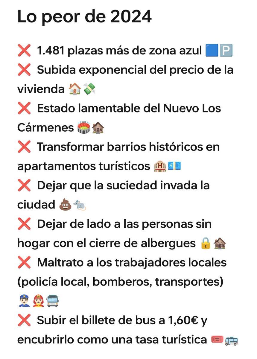 GranadaContigo's tweet photo. 🚨 #Granada y los granadinos merecemos mucho más que lo vivido en 2024.

❤️💚 Este 2025 seguiremos defendiendo nuestra ciudad. 

🎆 ¡Feliz entrada de año a todos! https://t.co/CgE8uhQF8M