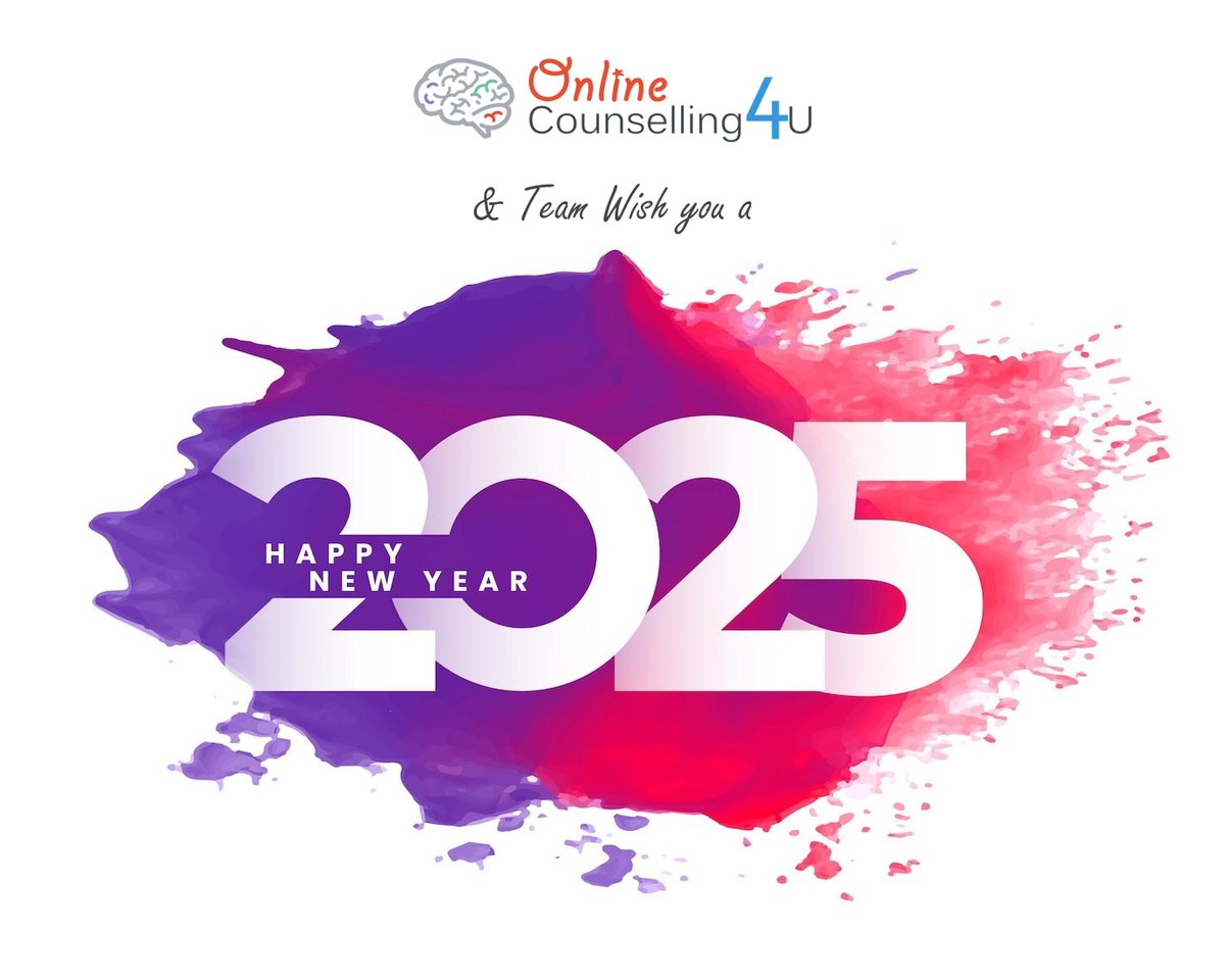 ✨🎉 Happy New Year 2025! 🎉✨

As we step into a brand-new year, OnlineCounselling4U wishes you a journey filled with peace, happiness, and emotional well-being. Let’s make 2025 a year of growth and positivity together. 🌟💙
#NewYear2025 #MentalHealthMatters #OnlineCounselling4U