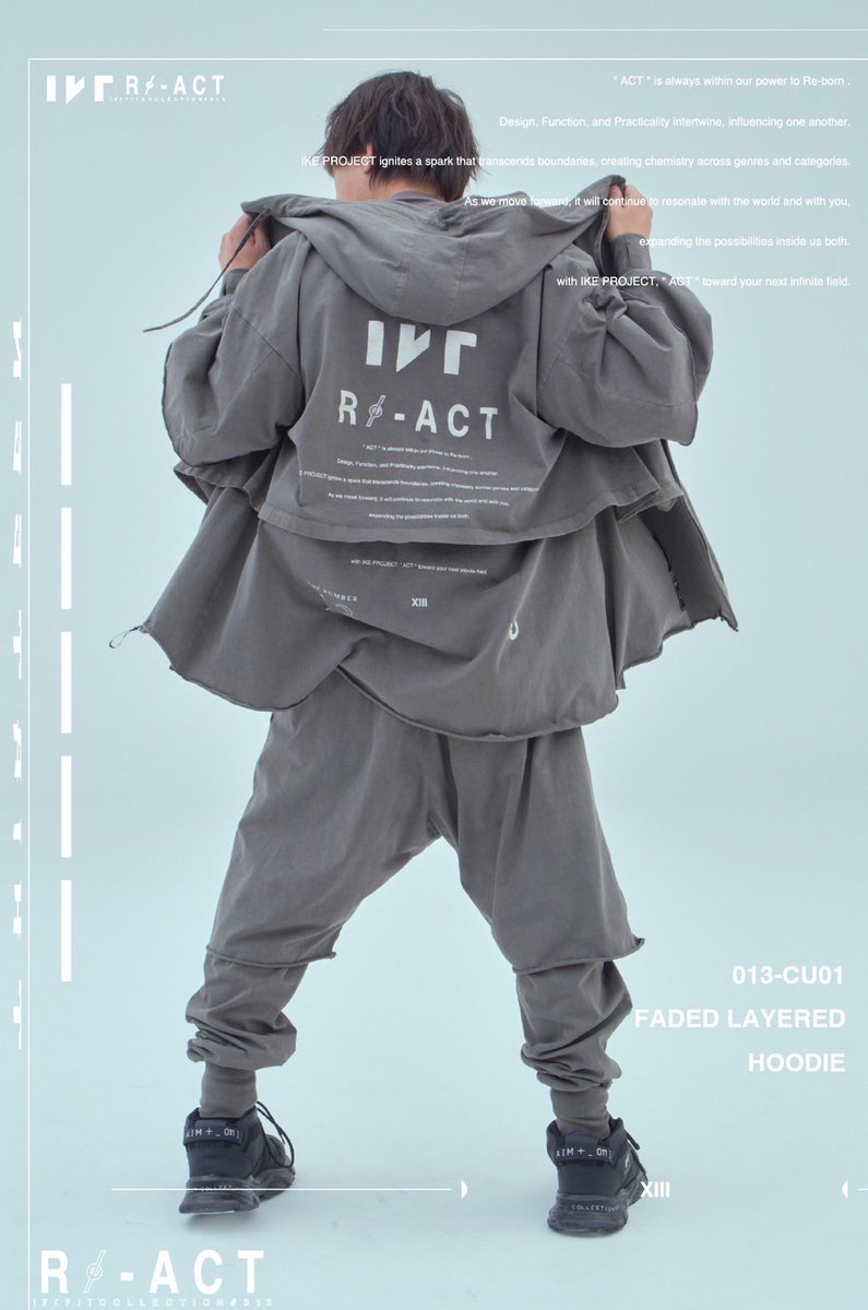 IKE アイケーイー　13.5コレクション　フーディ　BLACK IKE アイケーイー 13.5コレクション フーディ BLACK アイケーイー