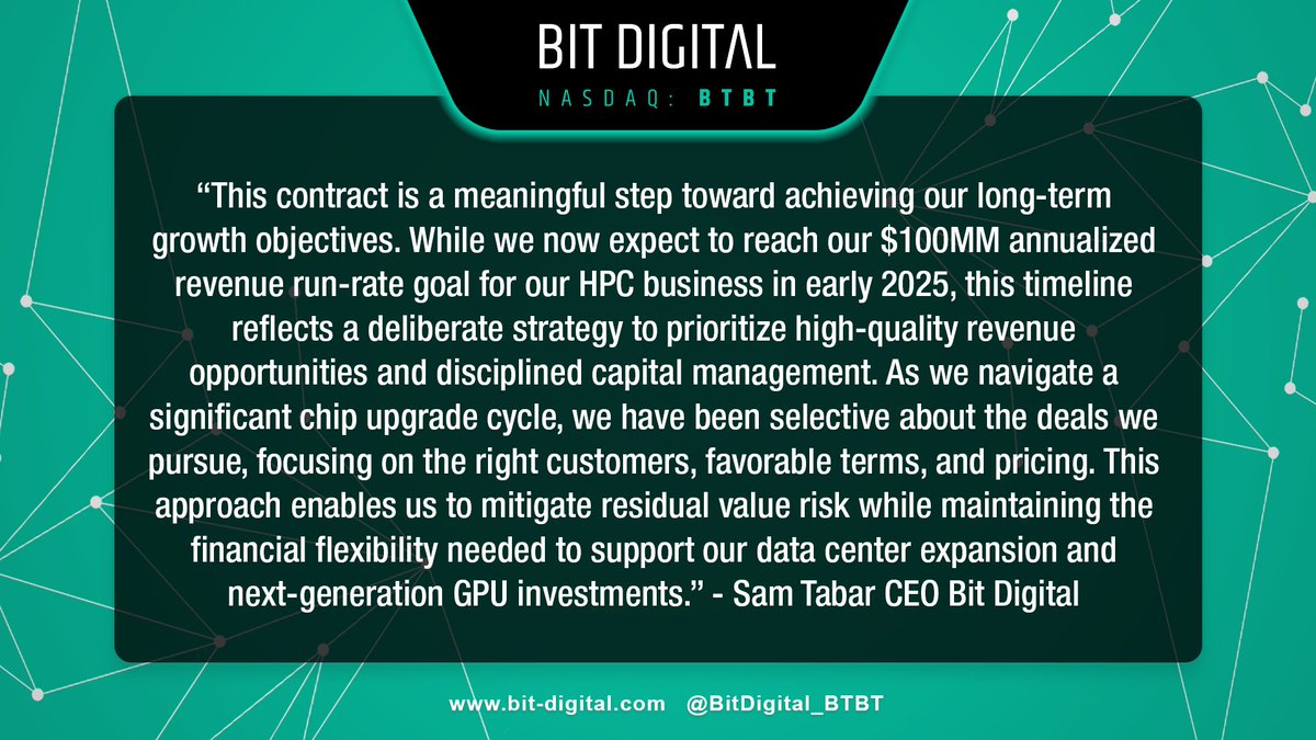 Bit Digital, Inc. NASDAQ:BTBT tweet media