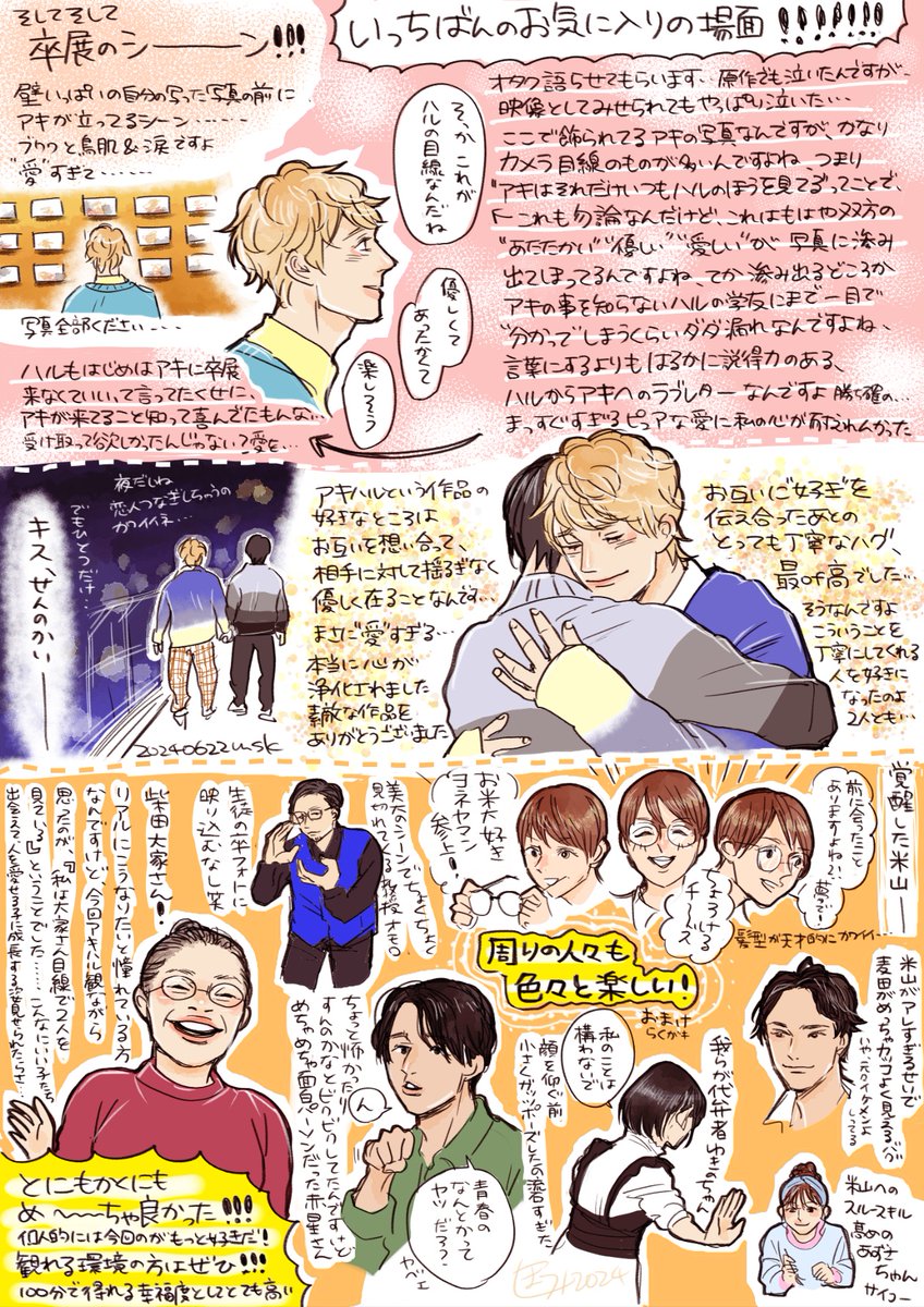 今年描いたものたち⑤
映画アキハルのレポ
セラボ舞台銀牙レポ 