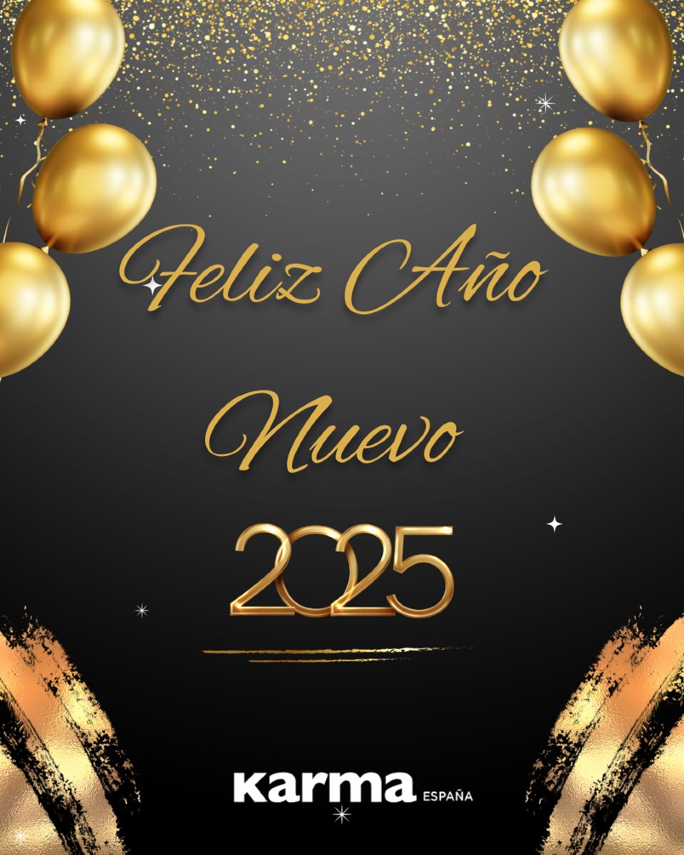 🎉 ¡Feliz Año Nuevo de parte de KARMA España! 🎊

💪 Seguiremos trabajando para acompañarte en cada paso del camino.

🍾 ¡Gracias por confiar en nosotros, que este año sea el mejor para todos!

#KarmaEspaña #FelizAñoNuevo #MovilidadSinLímites #Bienvenido2025