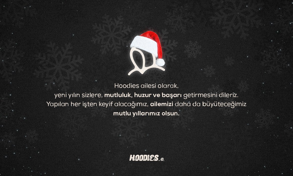 🎉 Mutlu Yıllar, Hoodies Ailesi! 🌿

2024 bizim için unutulmaz bir yıl oldu. Topluluğumuzun desteğiyle büyüdük, öğrendik ve birlikte harika işler başardık.

2025’te de yanımızda olduğunuz için şimdiden teşekkür ederiz. Yeni yılda daha fazla paylaşım, daha fazla yaratıcılık ve
