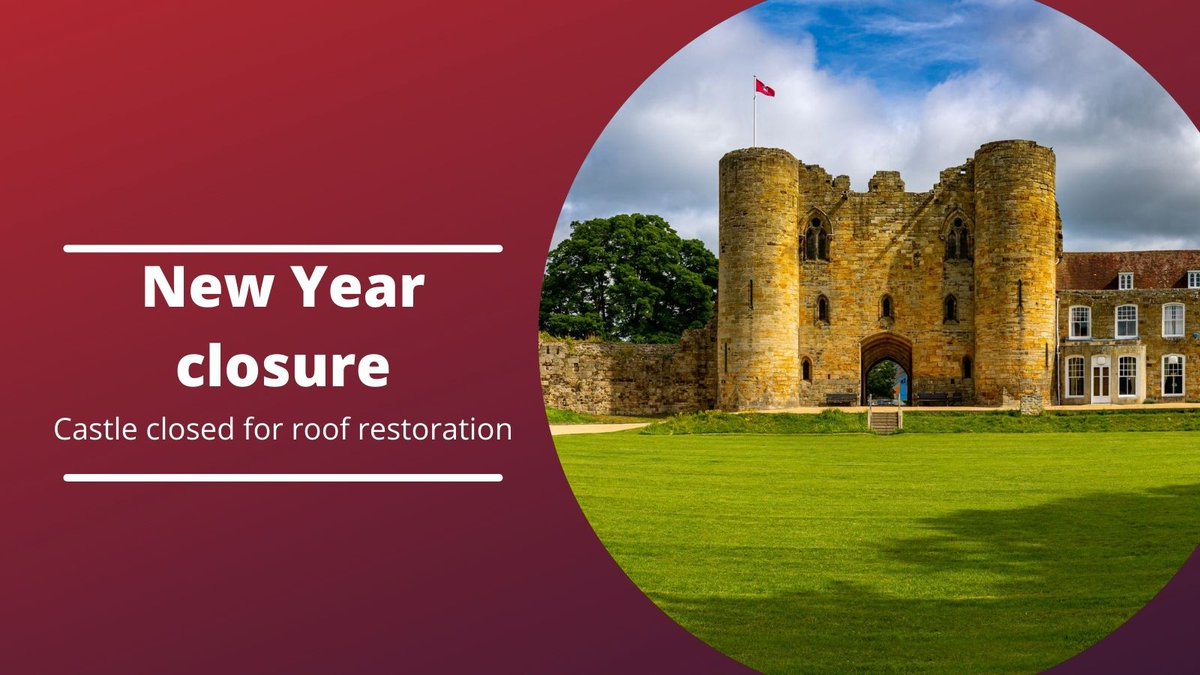 TonbridgeCastle's tweet photo. Tonbridge Castle is closed for the next four months due to roof renovation work. This is part of our ongoing commitment to preserving the castle’s rich history. The grounds will remain open but there may be occasional access restrictions.
Link in comments ⬇️ . https://t.co/dPKATOhbiN