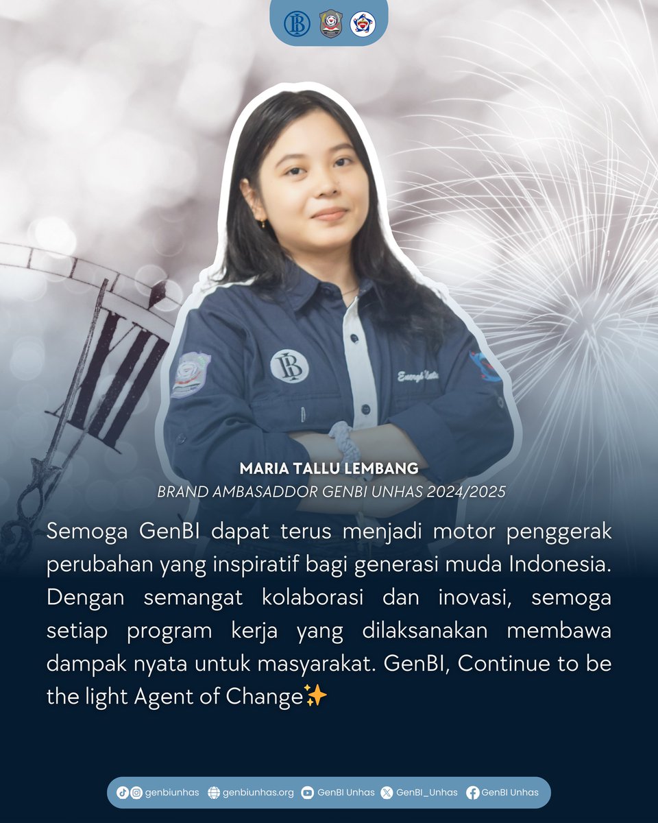 GenBI_Unhas's tweet photo. [✨️New Year, New Goals, New Energy! ✨️] 

Halo GenBIers!!
Sebagai GenBI-ers, mari menebar manfaat, berinovasi, dan berkolaborasi demi Indonesia yang lebih baik. Siap wujudkan aksi nyata? 💪

#GenBI
#EnergiUntukNegeri
#GenBIUnhas
#DedikasiTinggiInovasiUntukNegeri https://t.co/m2duxNCTjD