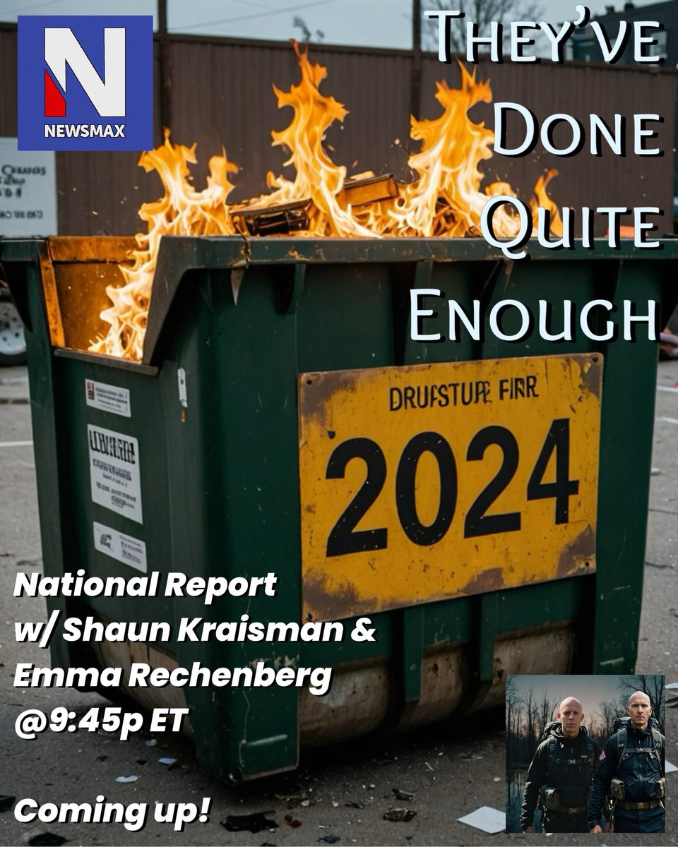 Coming up on <a href="/NEWSMAX/">NEWSMAX</a> with <a href="/ShaunKraisman/">Shaun Kraisman</a> <a href="/EmmaRechenberg/">Emma Rechenberg</a> and <a href="/MJSarraille/">Mike Sarraille</a> !