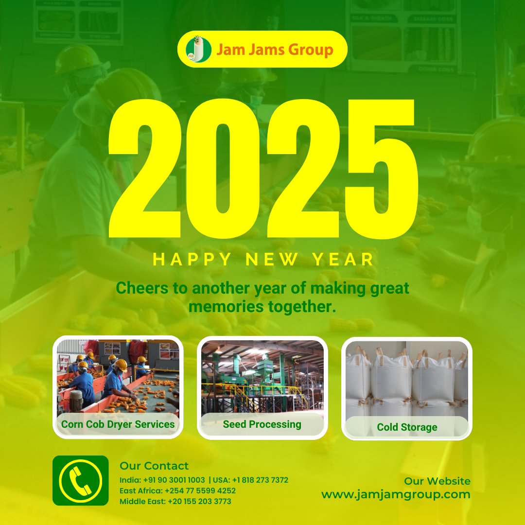 May this new year bring you health, happiness, and success in all you do!
#newyear #newyearnewyou #newyearsresolution #newyearnewme #seedindustry #SeedIndustry #seeds #seedstarting #agritech #agriculture #turnkeysolutions