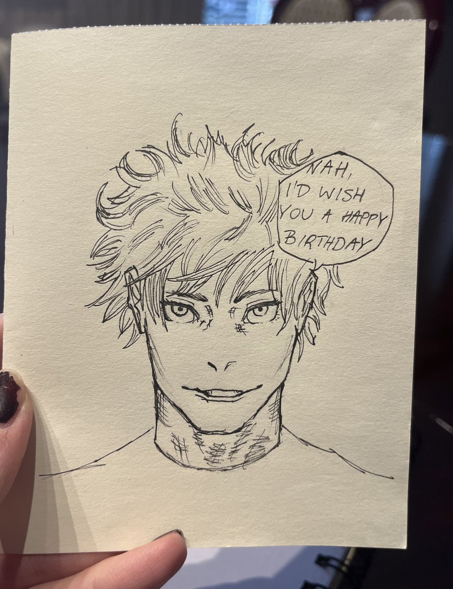 naconime's tweet photo. when it’s someone’s birthday and I remember I can draw https://t.co/bXF3J6w3Vf