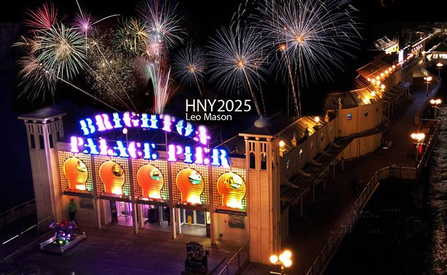 Onwards and upwards from Leo &amp; Daisy my drone for 2025