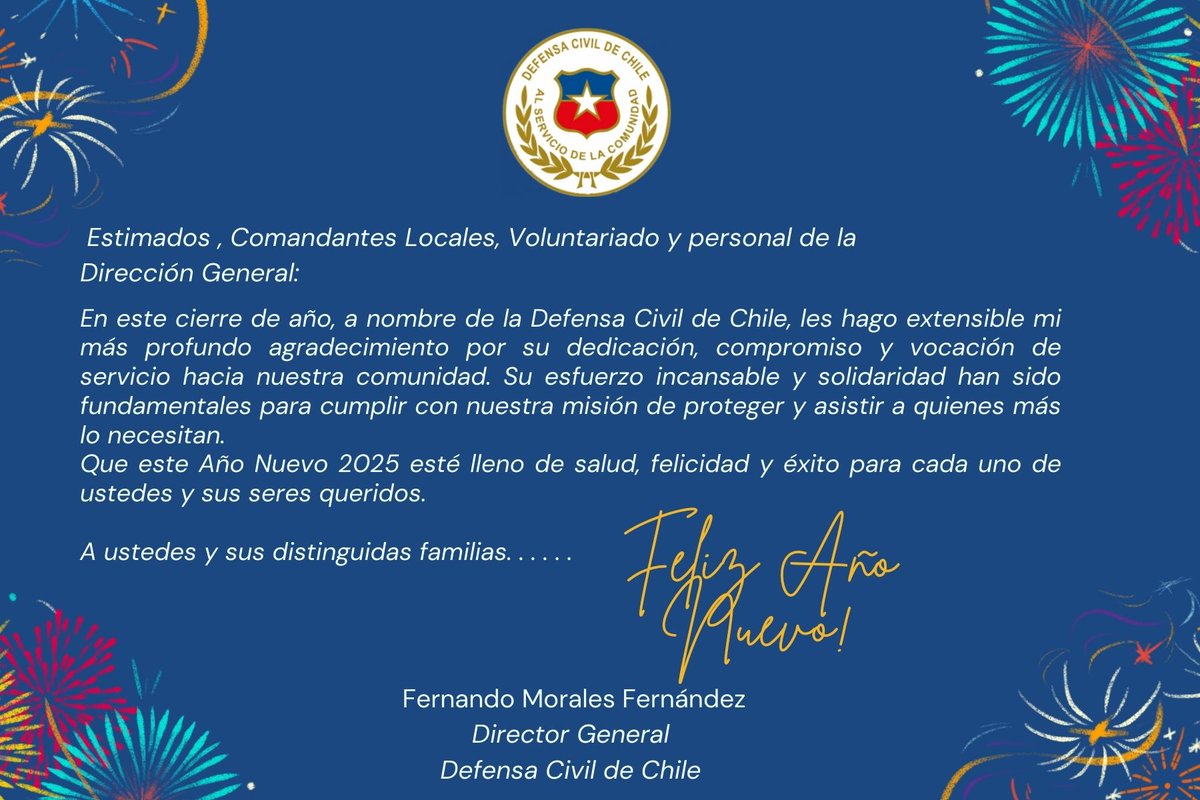 Defensa Civil Chile tweet media