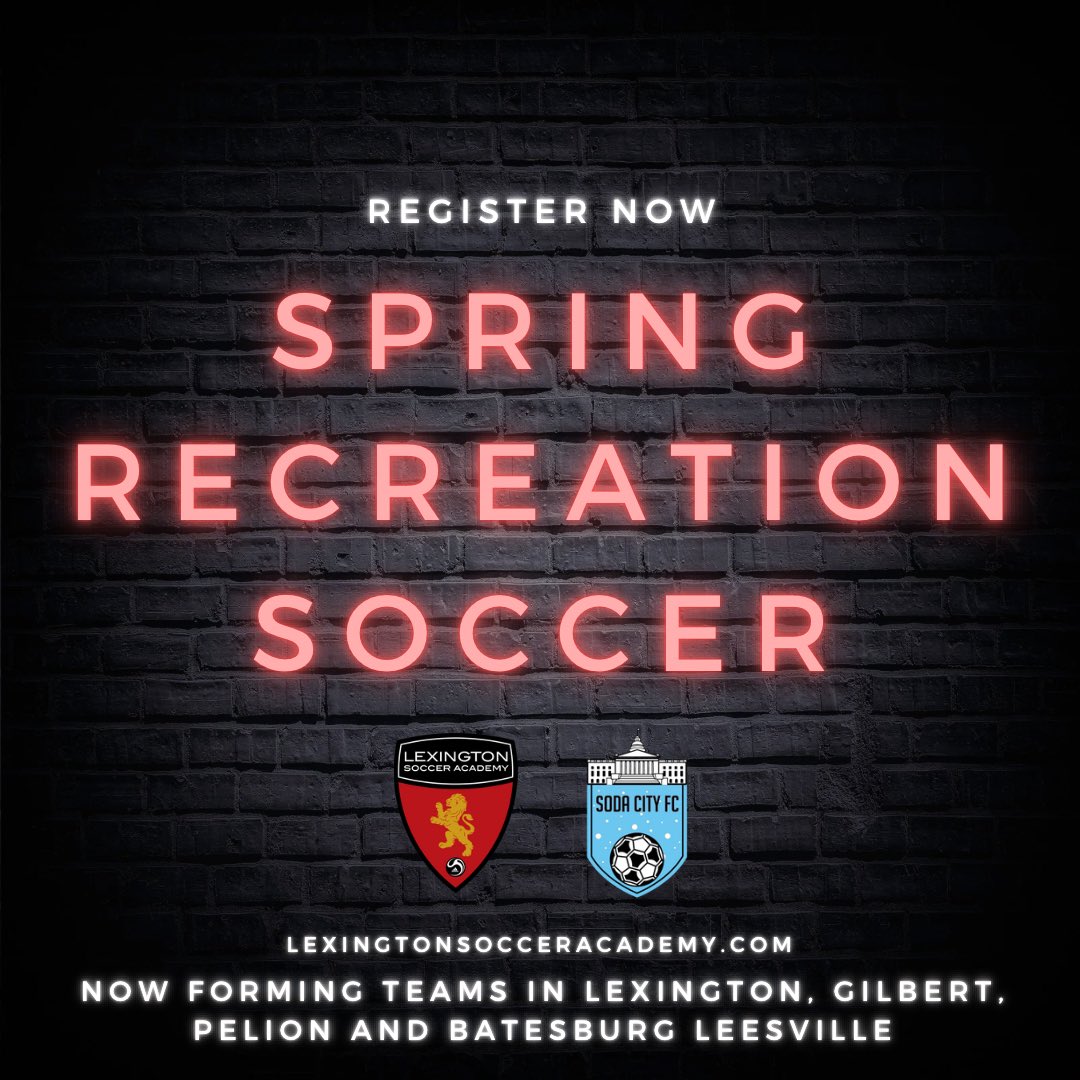 LexingtonSA's tweet photo. New year, new season! Spring Recreation registration is open. 

Deadline to register for Spring 2025 is January 13. 

Now forming teams in Lexington, Gilbert, Pelion and Batesburg Leesville. 

Visit https://t.co/F9zjUHfM04 to register. https://t.co/y0vIXU9AGD