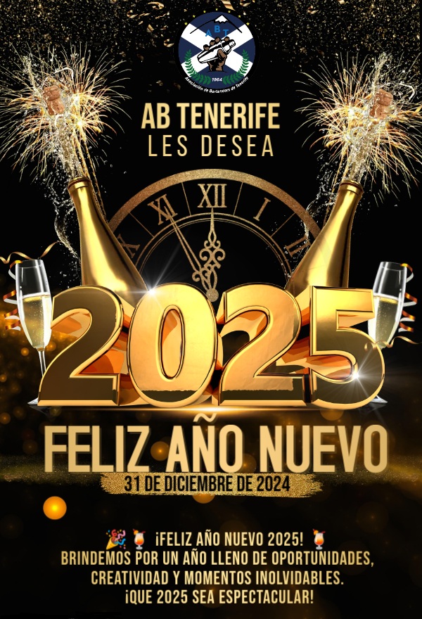 🍹✨ ¡Feliz y próspero 2025 de parte de la Asociación de Bartenders de Tenerife! ✨🍹

Al mirar hacia atrás, 2024 ha sido un año lleno de logros y momentos inolvidables. Desde la vibrante Gastrocanarias hasta nuestro valedero para el Nacional Campeonato Costa Adeje 2024,