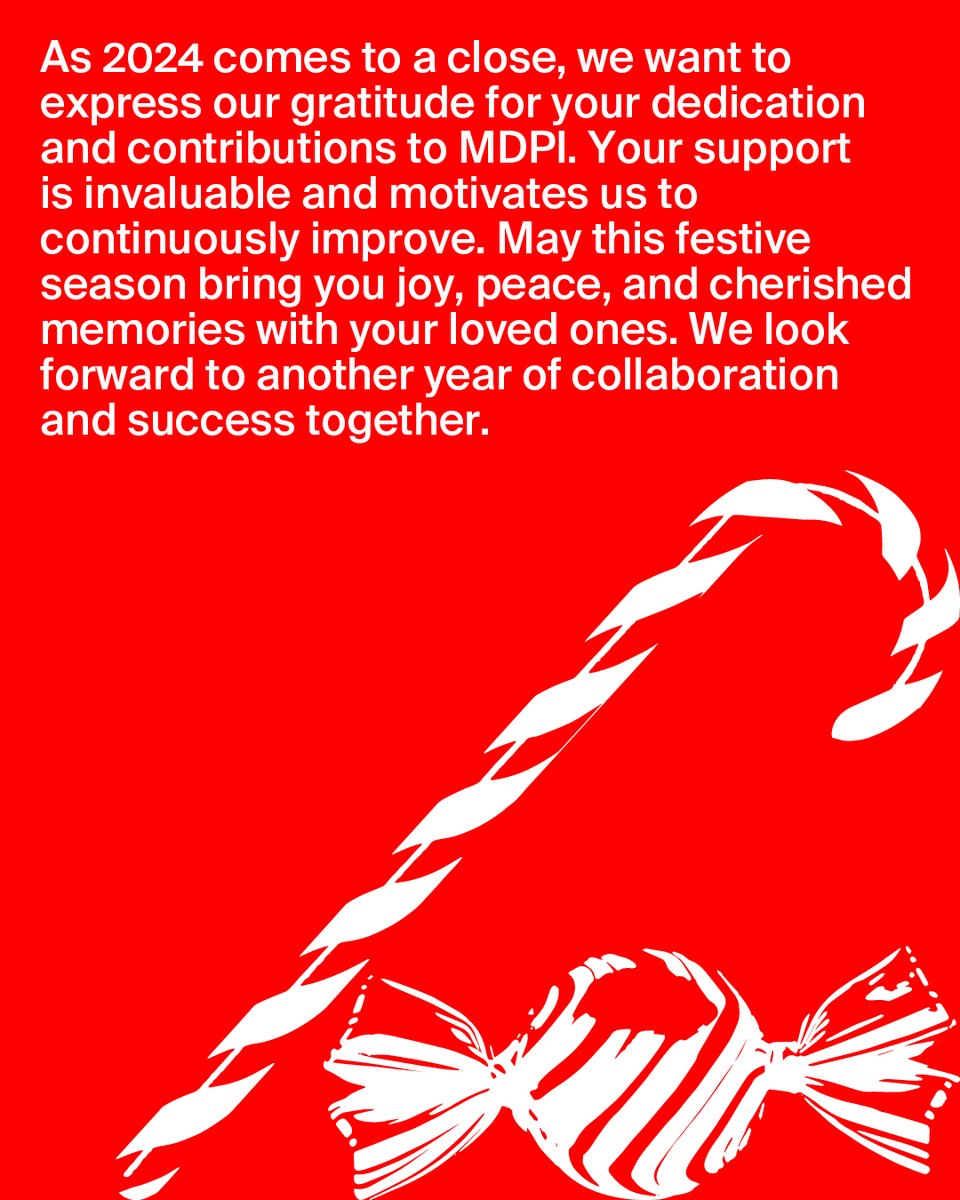Processes_MDPI's tweet image. 🎆 May the upcoming year bring you joy, success, and countless opportunities to thrive. Wishing you a year filled with happiness and prosperity!
#ProcessesMDPI
