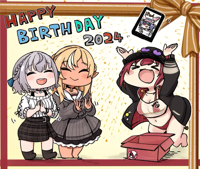 わちゃわちゃ描けて楽しかったです #2024年自分が選ぶ今年の4枚 
