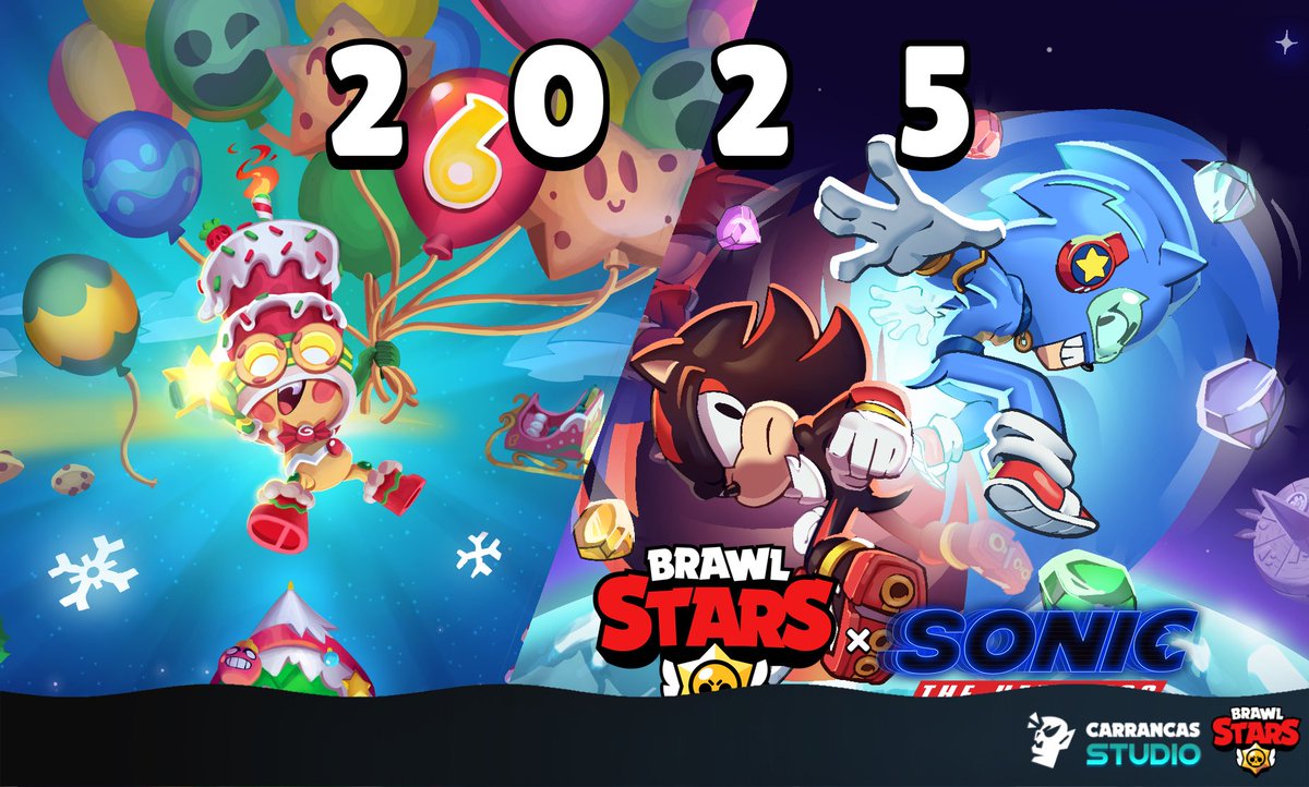 🌟 Happy 2025! 🌟

The Carrancas team is grateful for 2024! Even with fewer projects, we had some remarkable moments, like our Brawl Stars x Sonic post and Cake Carl. These were just a glimpse of what we have planned for 2025.

Thank you for being with us! See you soon!