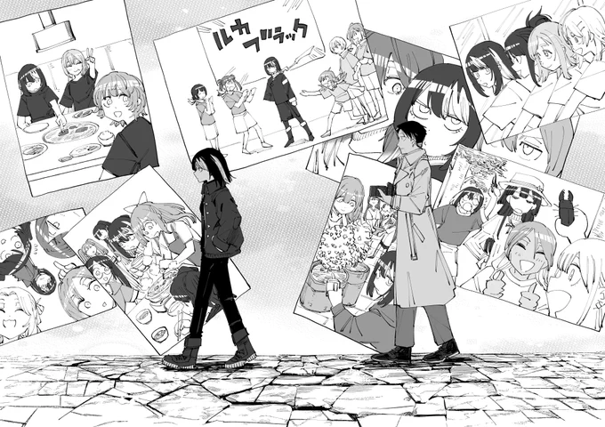 冬コミの新刊『Day by day.』は自分なりにこの一年間さまざまな縁を作ってくれたルカと、見ていただいた皆さまへの感謝の気持ちを込めて描いたつもりです。お手元にある方はぜひ本日、大晦日の夜に読んでいただけると嬉しいです。通販もあるので、待っててね
🍈https://t.co/sH9WbE5QNI 