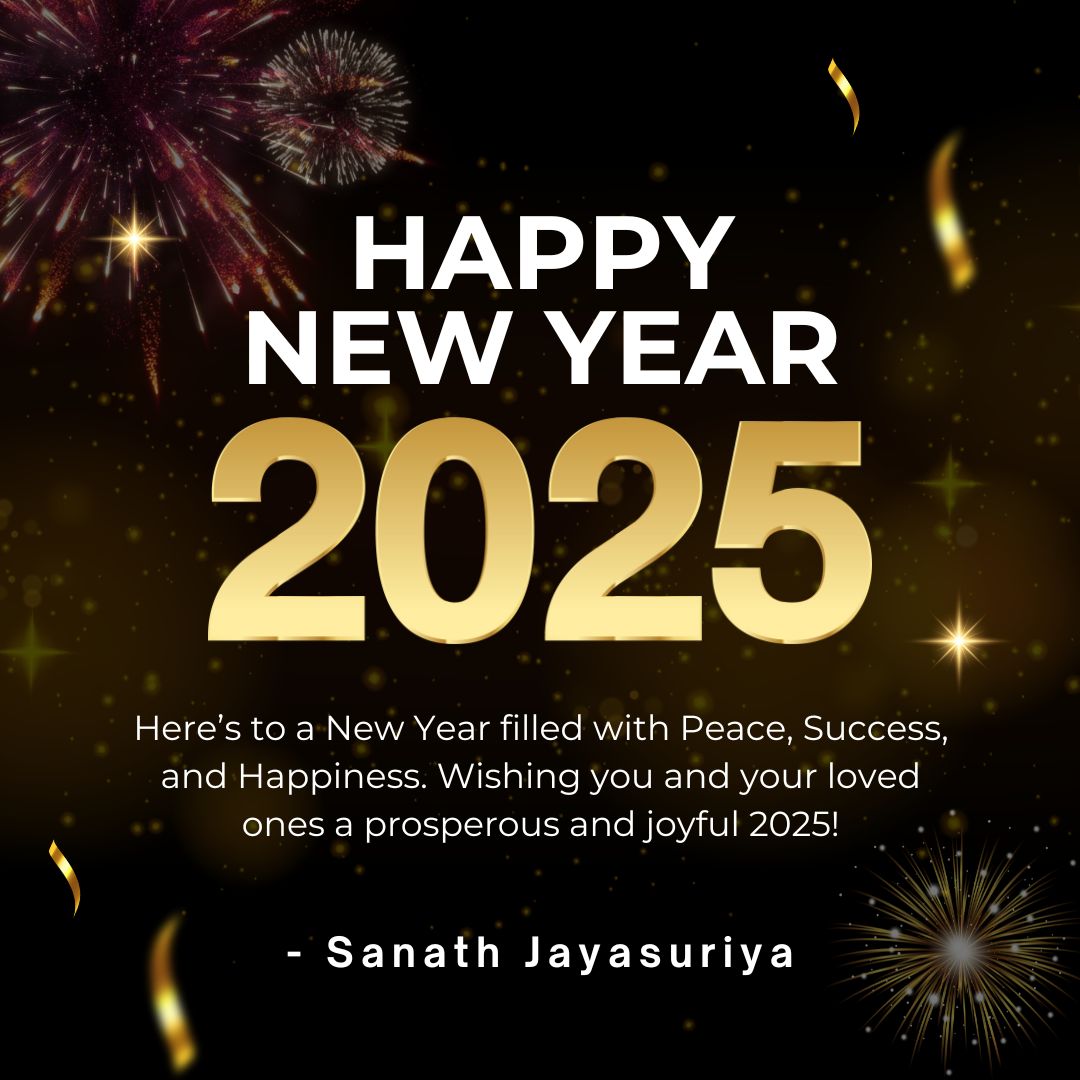 Here’s to a New Year filled with Peace, happiness, and success. Wishing you and your loved ones a prosperous and joyful 2025!