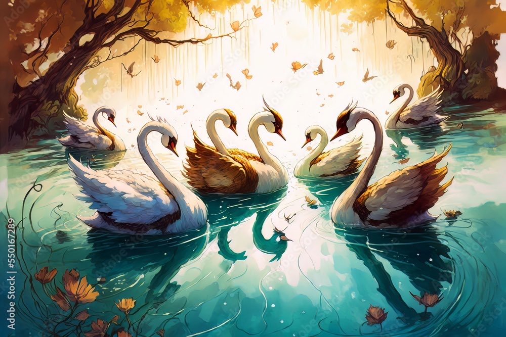 bobdirgo's tweet image. Happy seventh day of Christmas!  Some believe that each of the twelve days of Christmas has a hidden meaning about the Christian faith.  Seven swans a swimming equates to the seven gifts of the Holy Spirit and the seven sacraments.